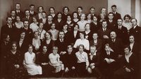 Musiikkiopiston oppilaita ja opettajia 1931-32